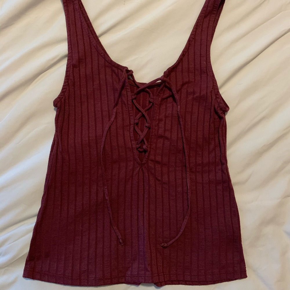 Martin lace up tank